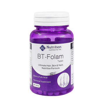 BT-FOLAM – The Ultimate Biotin & Folic Acid Supplement for Healthy Hair, Skin & Nails