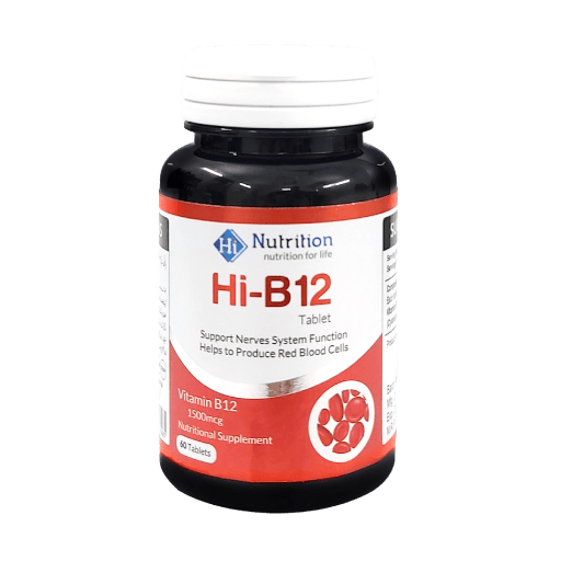 Hi B-12 Supplement – Power-Packed Vitamin for Energy, Mood, and Nervous System Support