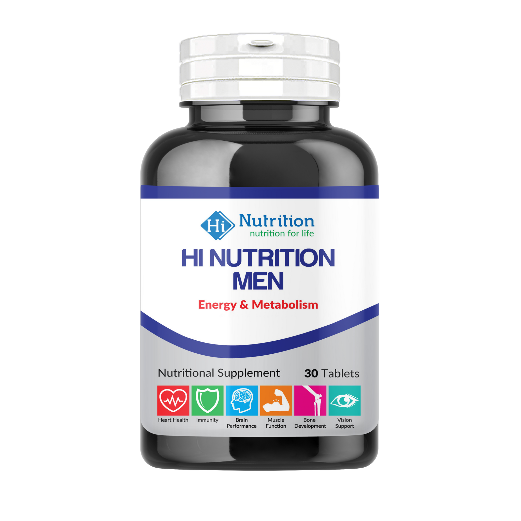 HI Nutrition Men Tablets – 31 Essential Vitamins & Minerals for Daily Vitality